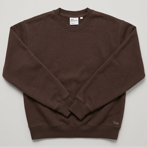 TNA Sweaters - TNA Dark Brown Crewneck Sweatshirt